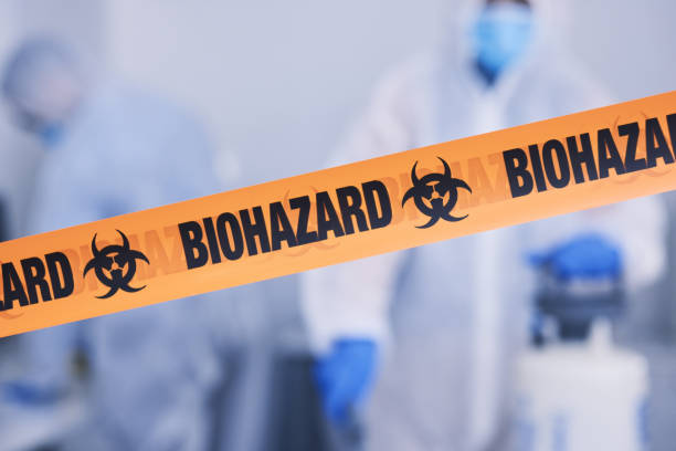 Professional Biohazard Cleanup technician working in Silverdale, WA
